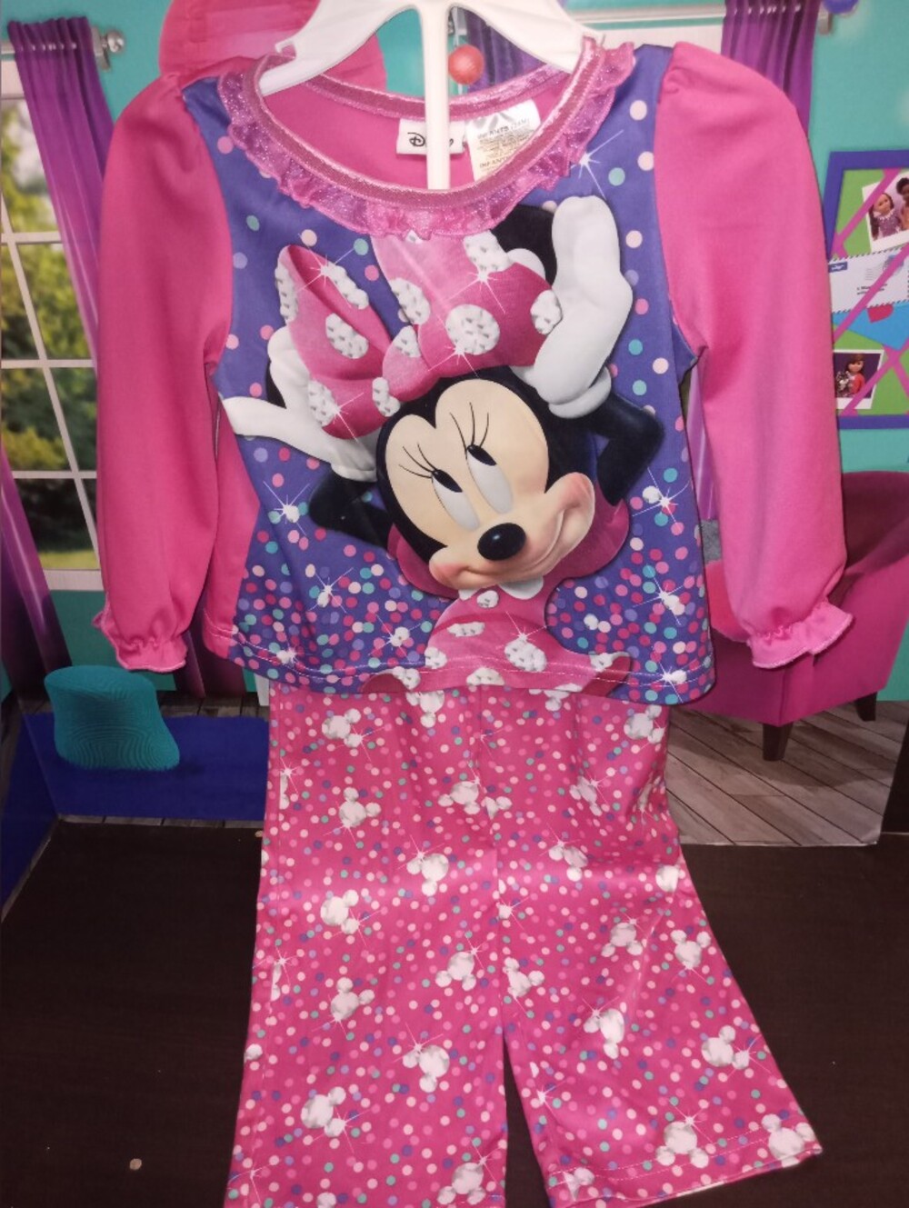 Disney Minnie mouse pajamas 24m